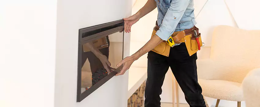 Metal Fireplace Installation in Grosse Pointe Woods, Michigan