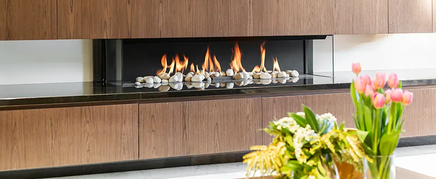 Double-height Fireplace Design Refurbishment in Grosse Pointe Woods, Michigan