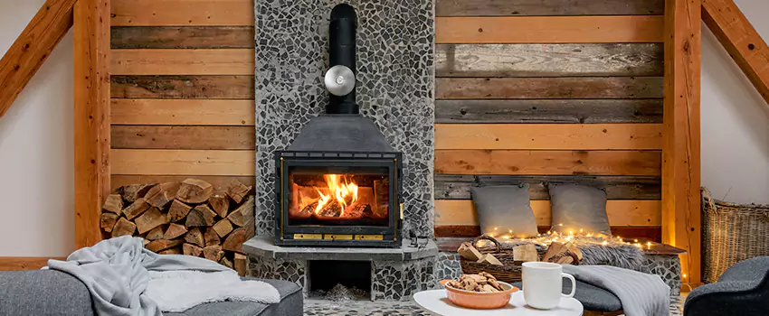 Thelin Hearth Products Direct Vent Gas Stove Fireplace Inspection in Grosse Pointe Woods, Michigan